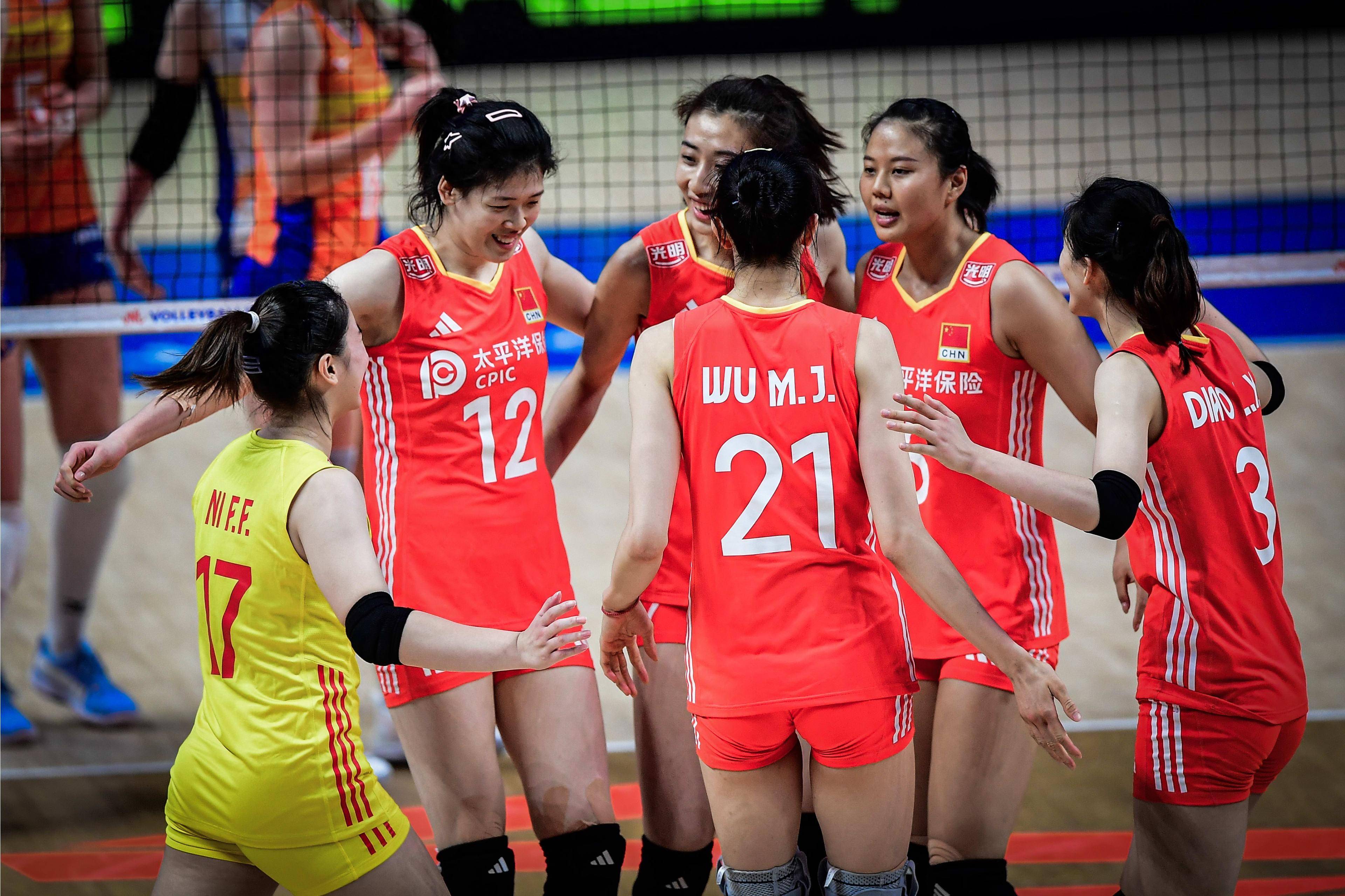 世联赛中国女排3-1捷克夺香