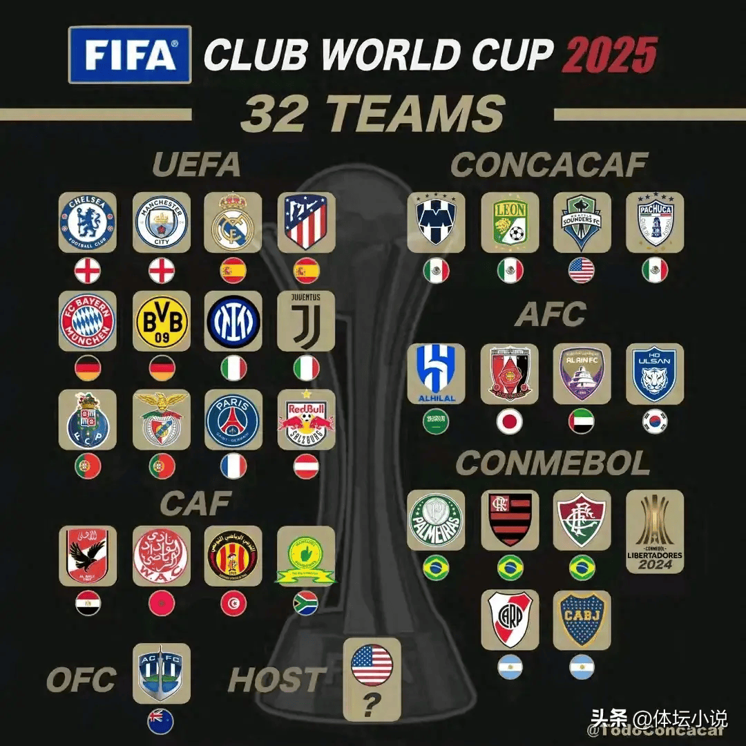 关于世俱杯16强已定14席：欧洲占据多半亚洲仅剩新月有希望的信息